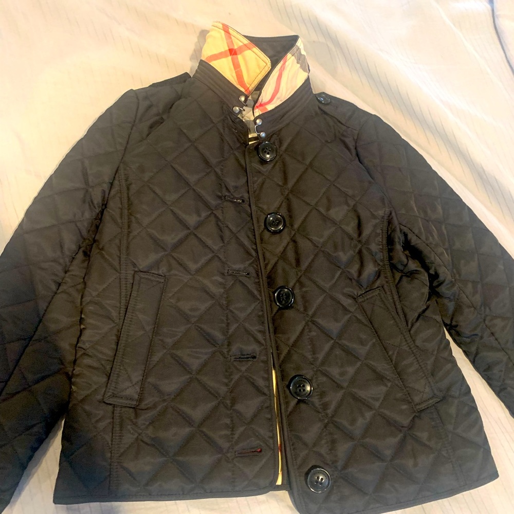 Authentic Unisex Burberry Quilted Diamond Jacket